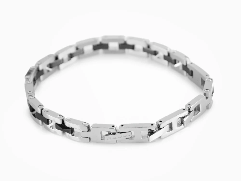 Maserati Gioielli Bracelet, Stainless steel, Silver, PVD, JM422ATZ16 - Image 3