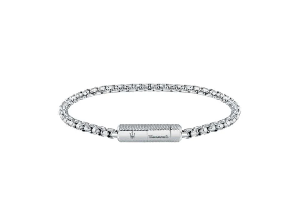 Maserati Gioielli Bracelet, Steel, Silver, JM223ATK22