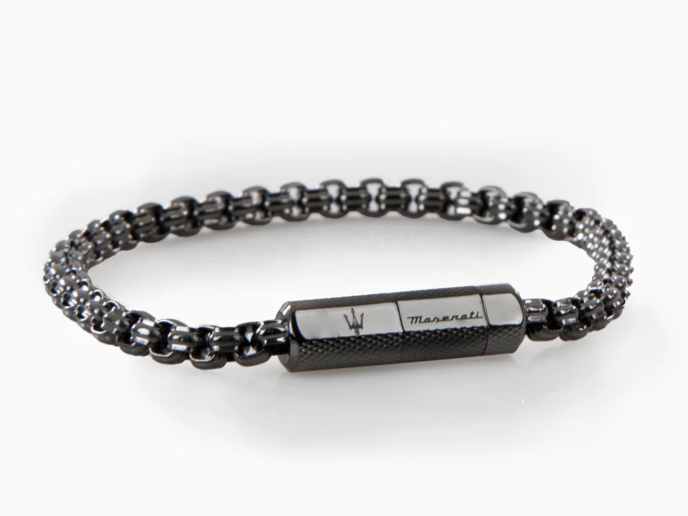 Maserati Gioielli Bracelet, Steel, Silver, PVD, JM223ATK23 - Image 2
