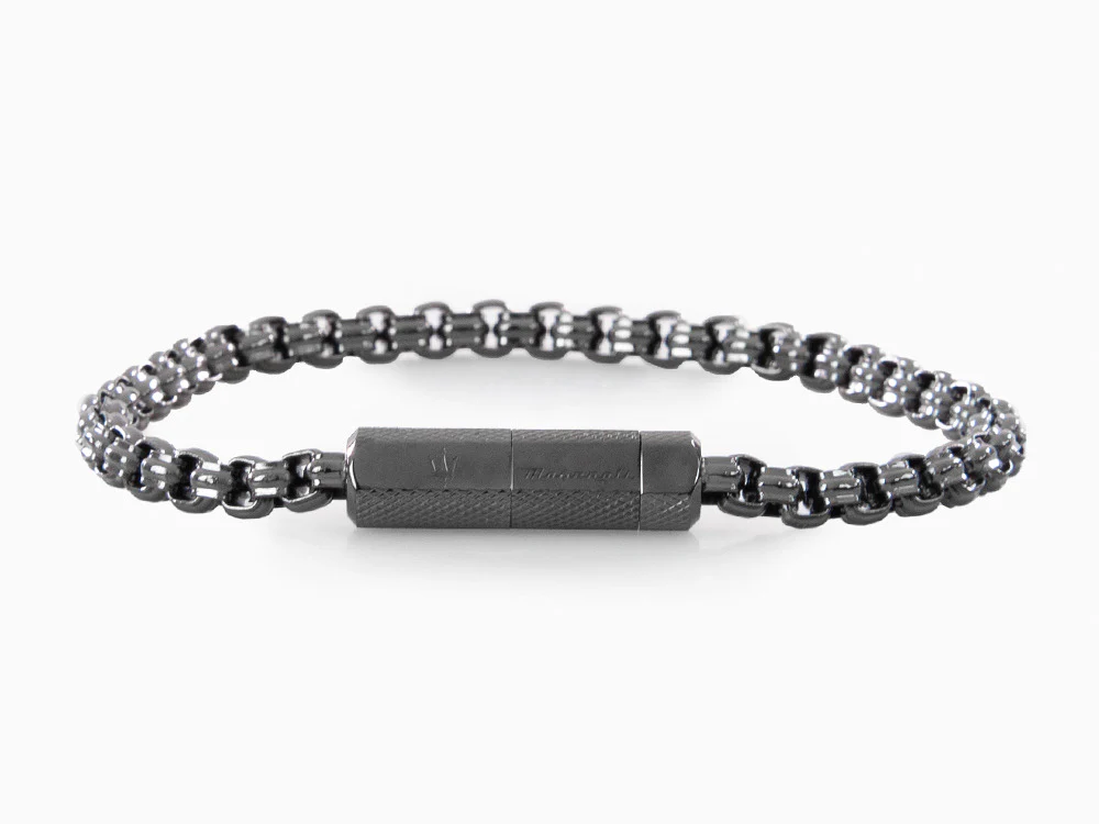 Maserati Gioielli Bracelet, Steel, Silver, PVD, JM223ATK23 - Image 3