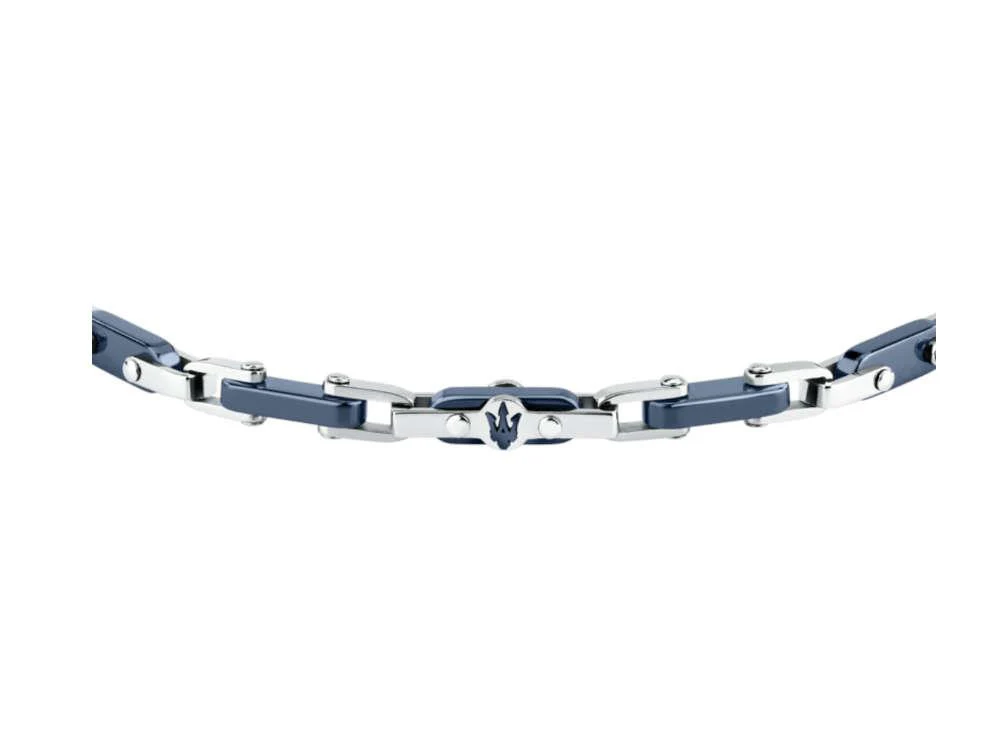 Maserati Gioielli Ceramic Bracelet, Stainless steel, Blue, JM226ATZ76 - Image 2