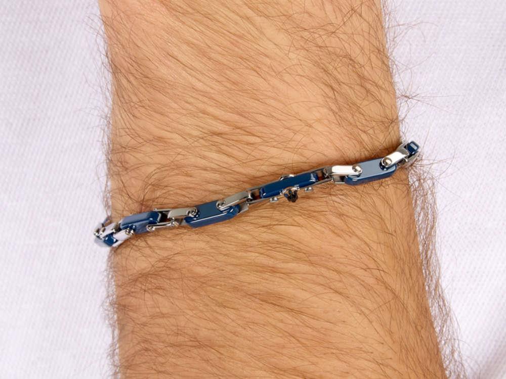 Maserati Gioielli Ceramic Bracelet, Stainless steel, Blue, JM226ATZ76 - Image 5
