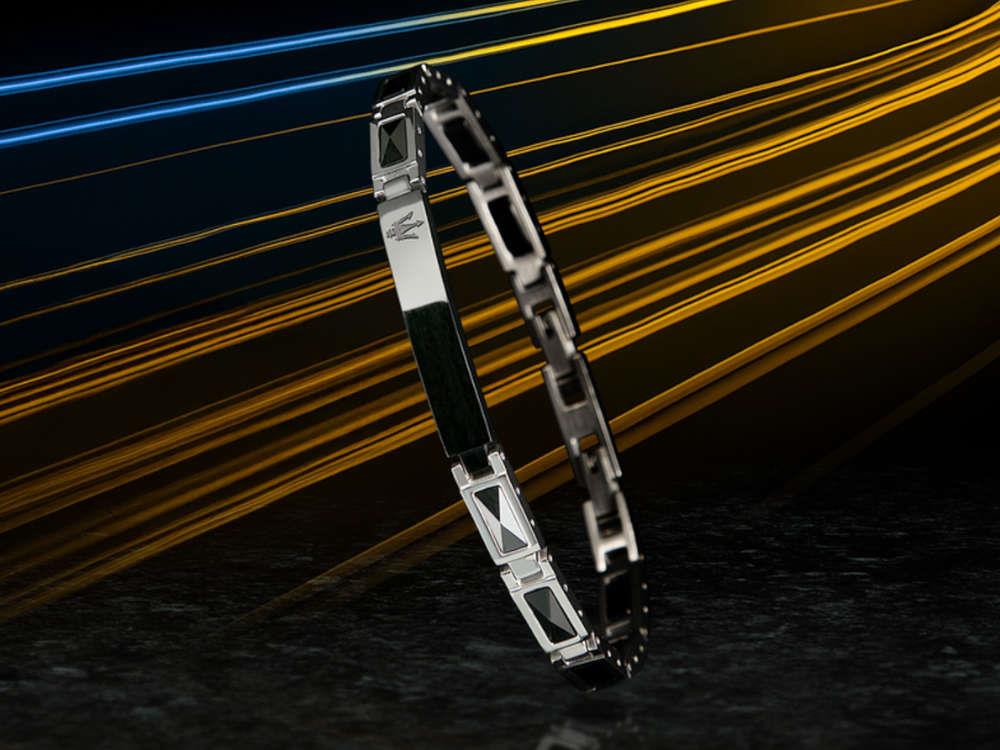 Maserati Gioielli Ceramic Bracelet, Steel, Black, JM226ATZ79 - Image 6