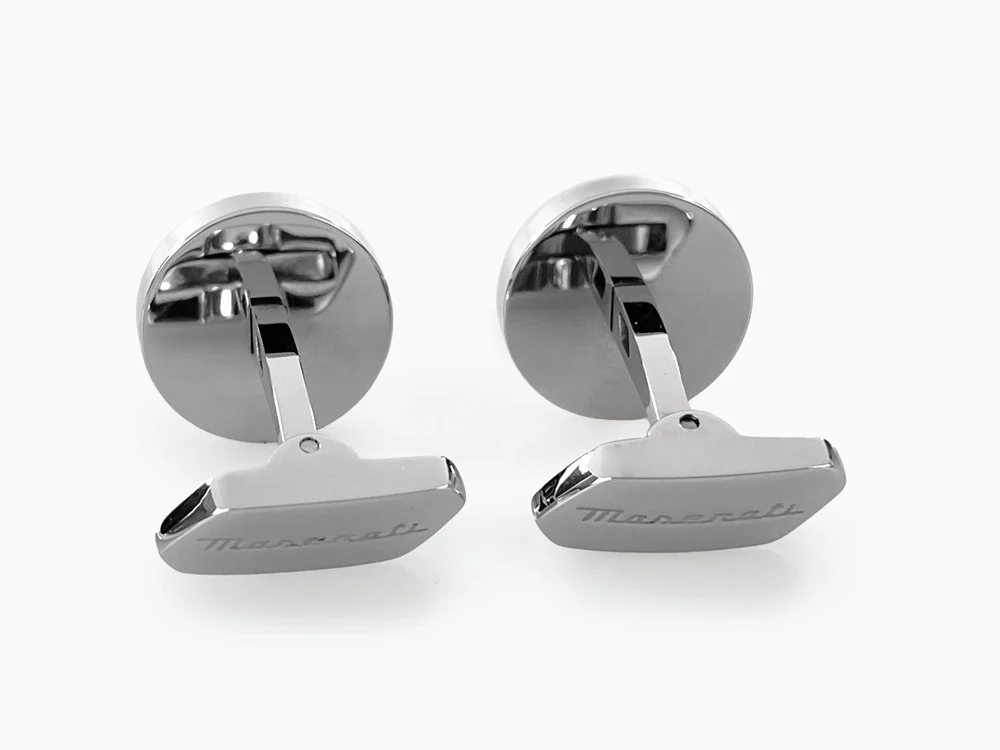 Maserati Gioielli Cufflinks, Steel, Silver, Polished, JM121ATK14 - Image 6