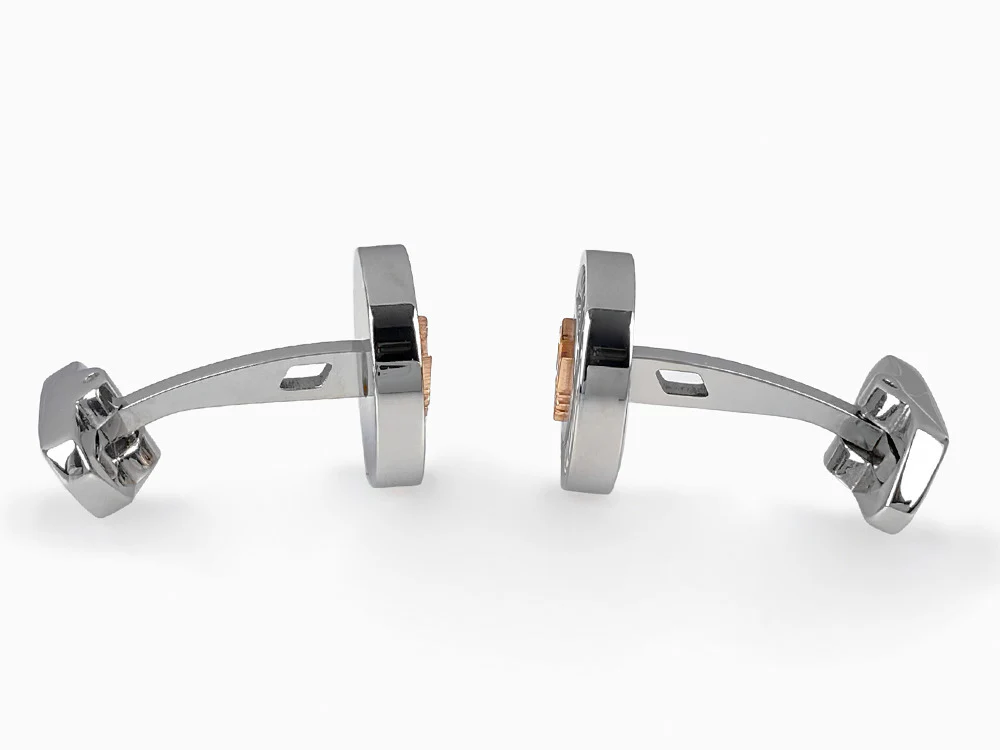 Maserati Gioielli Cufflinks, Steel, Silver, Polished, JM121ATK14 - Image 7