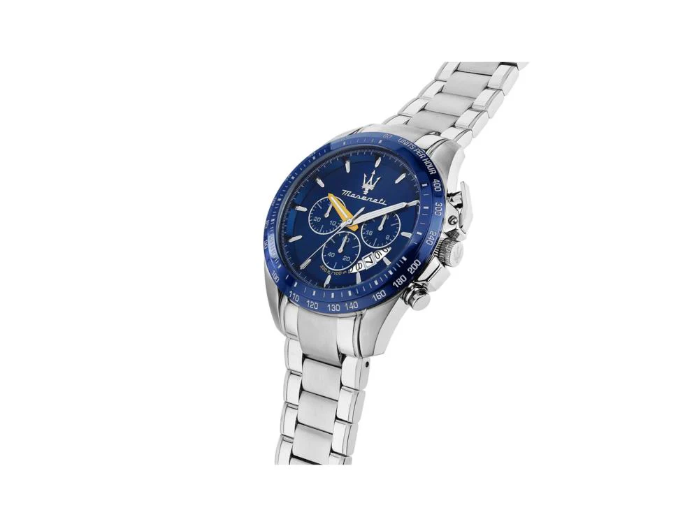 Maserati Modena Edition Quartz Watch, Blue, 45 mm, Mineral crystal R8871612039 - Image 5