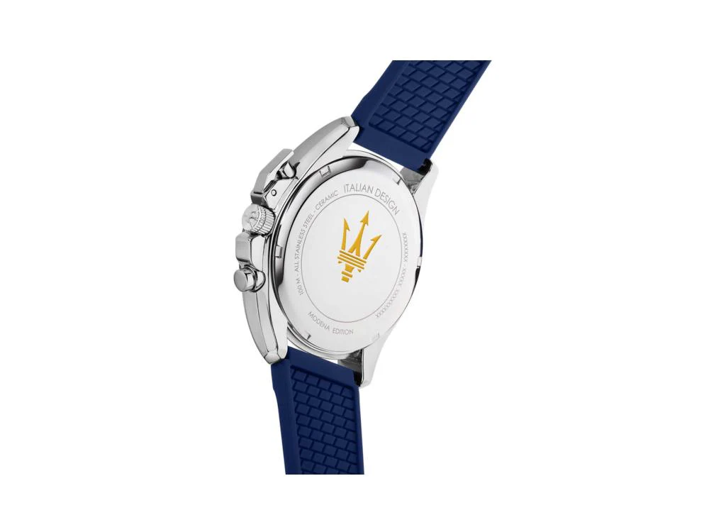 Maserati Modena Edition Quartz Watch, Blue, 45 mm, Mineral crystal R8871612039 - Image 6