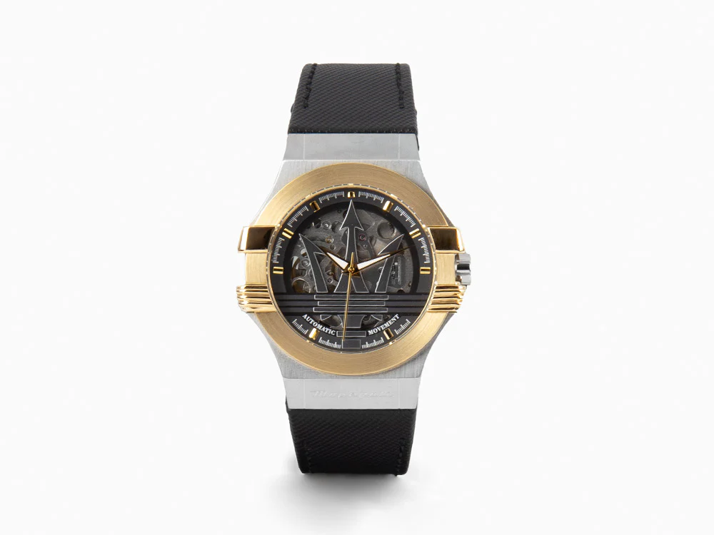 Maserati Potenza Automatic Watch, Black, 42 mm, Sapphire Crystal, R8821108037 - Image 2