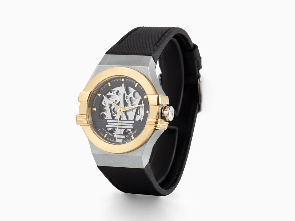 Maserati Potenza Automatic Watch, Black, 42 mm, Sapphire Crystal, R8821108037 - Image 4