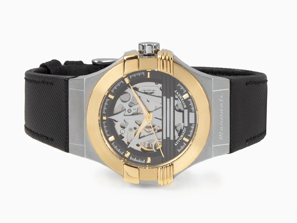 Maserati Potenza Automatic Watch, Black, 42 mm, Sapphire Crystal, R8821108037 - Image 7