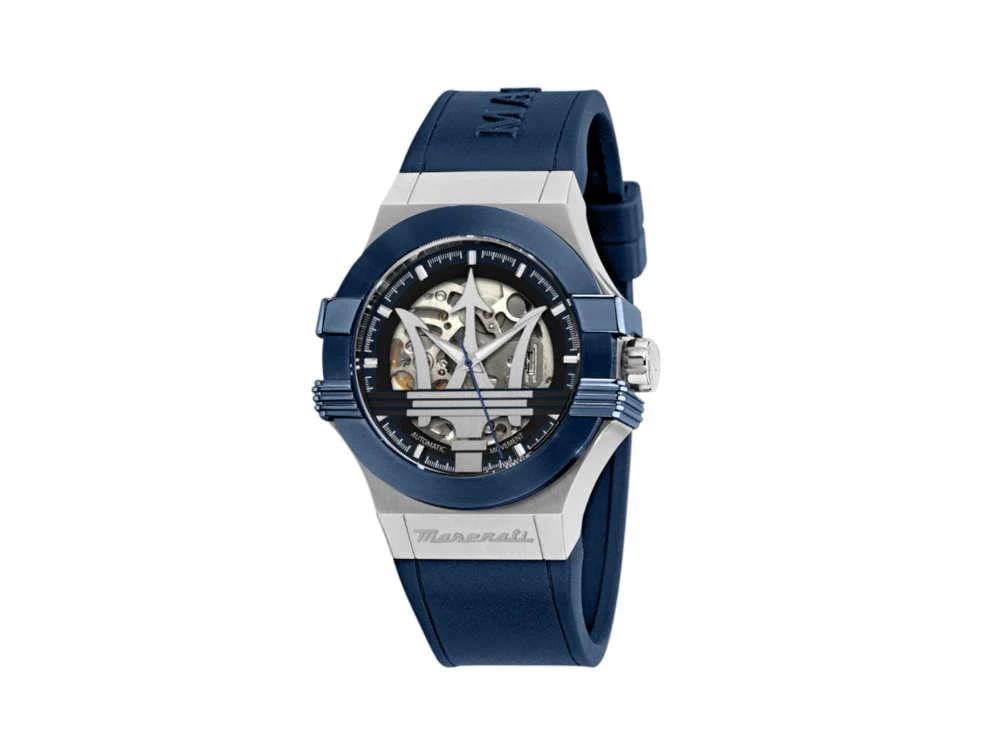 Maserati Potenza Automatic Watch, Blue, 40 mm, Sapphire Crystal, R8821108050 - Image 2