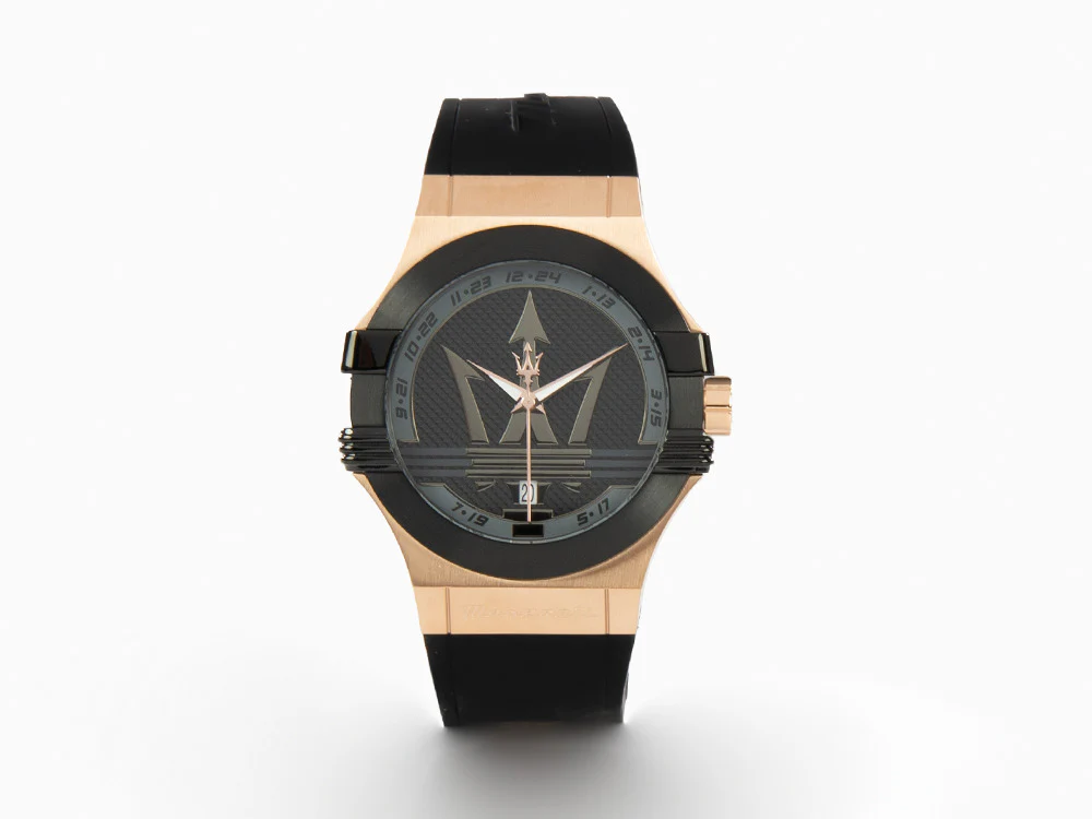 Maserati Potenza Quartz Watch, Black, 42 mm, Mineral crystal, R8851108002 - Image 2