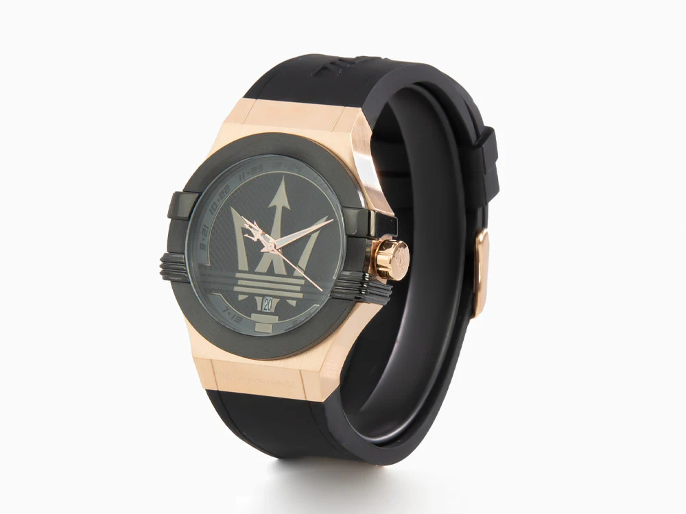 Maserati Potenza Quartz Watch, Black, 42 mm, Mineral crystal, R8851108002 - Image 4