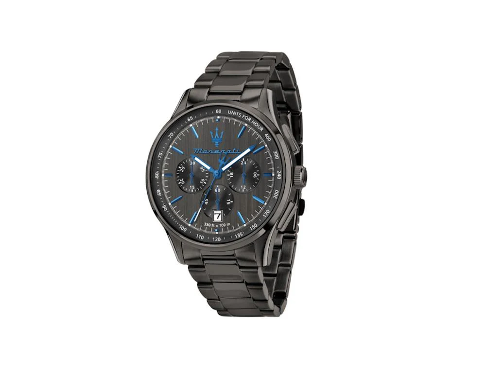 Maserati Sorpasso Dark Edition Quartz Watch, Black, 42 mm, R8873654002