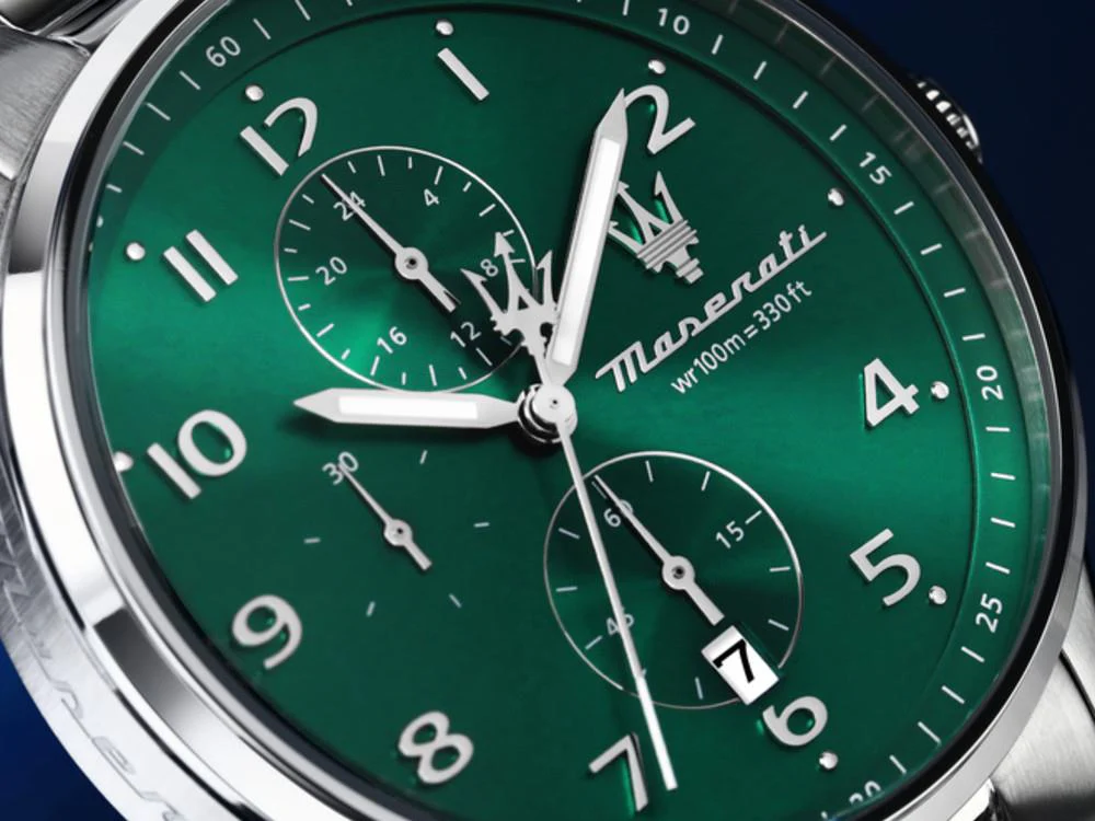 Maserati Sorpasso Quartz Watch, Green, 42 mm, R8873624006 - Image 6