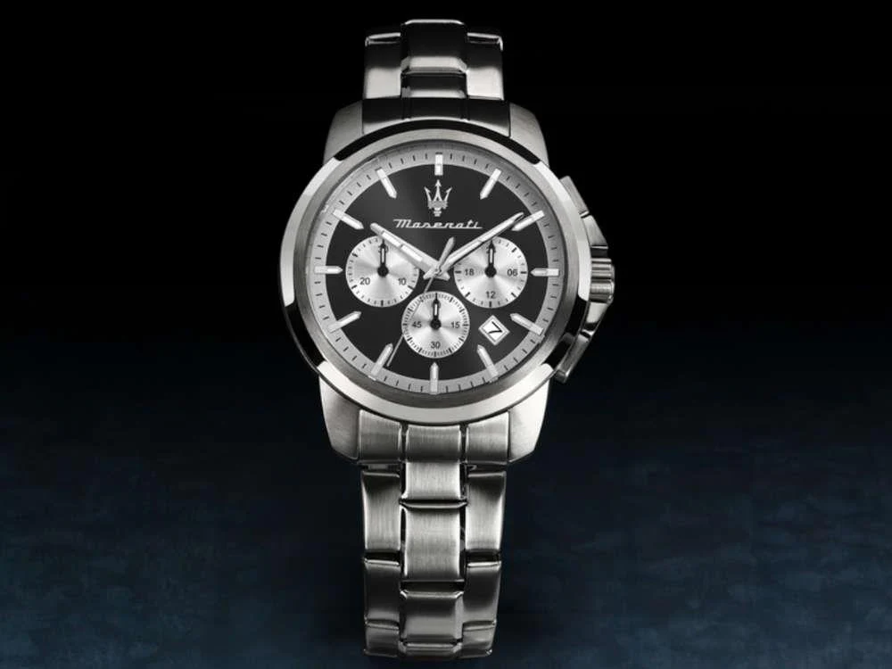 Maserati Successo Quartz Watch, Black, 42 mm, Mineral crystal R8873621052 - Image 2