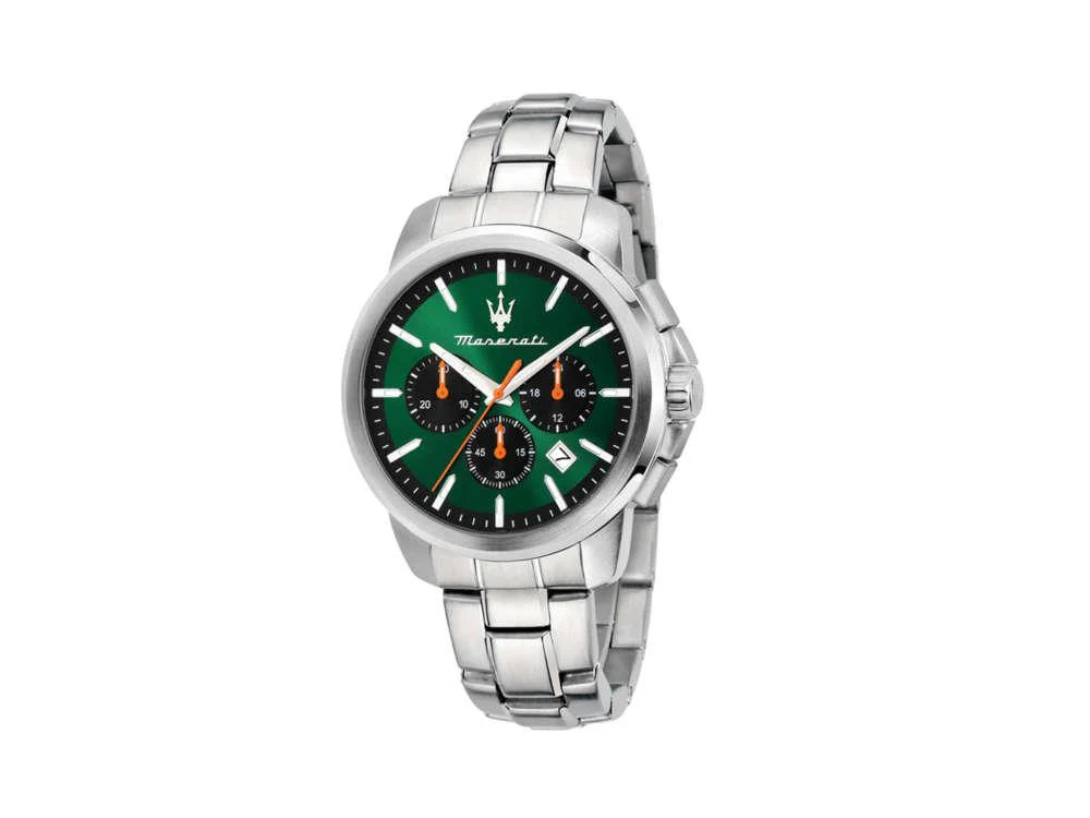 Maserati Successo Quartz Watch, Green, 42 mm, Mineral crystal R8873621043 - Image 2
