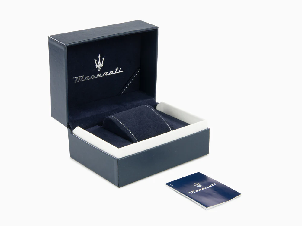 Maserati Successo Quartz Watch, PVD Rose Gold, Blue, 44 mm, R8871621015 - Image 8