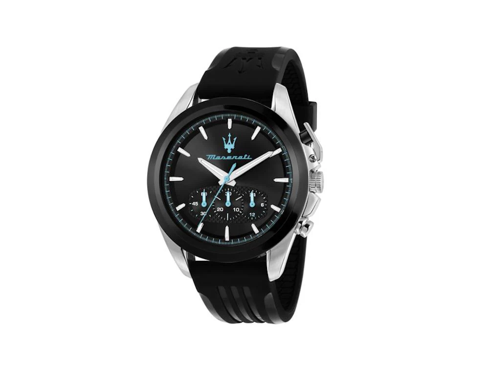 Maserati Traguardo Quartz Watch, Black, 43 mm, R8871612047