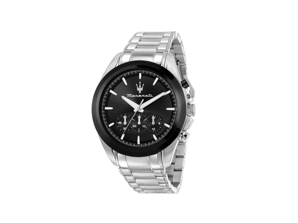 Maserati Traguardo Quartz Watch, Black, 43 mm, R8873612066