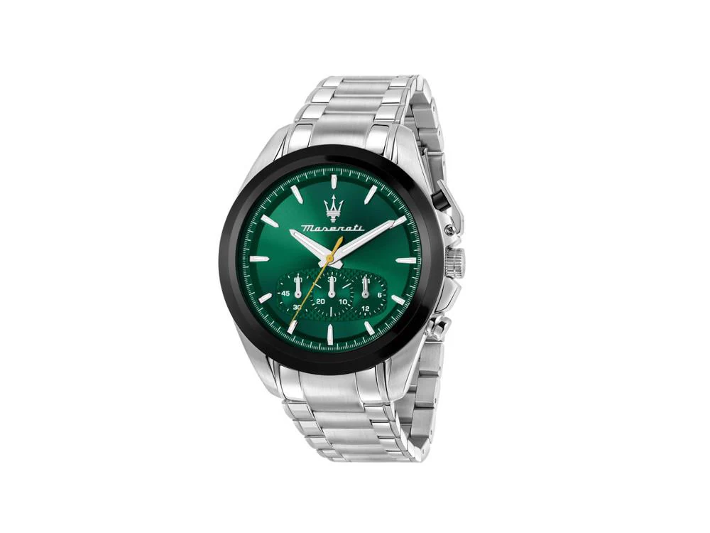 Maserati Traguardo Quartz Watch, Green, 43 mm, R8873612065 - Image 2