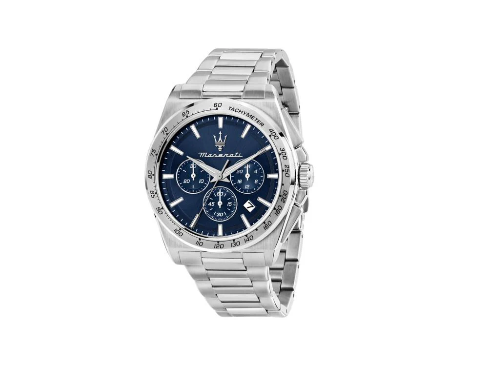 Maserati Velocitá Quartz Watch, Blue, 43 mm, R8873652014 - Image 2