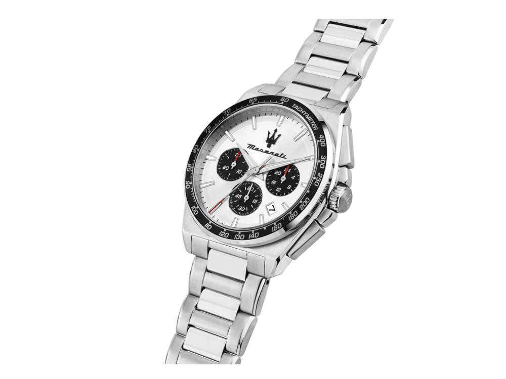 Maserati Velocitá Quartz Watch, Silver, 43 mm, R8873652006 - Image 5