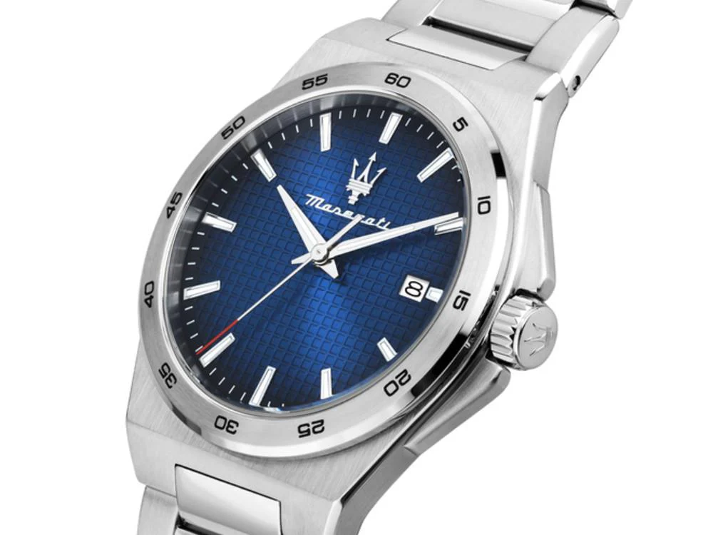 Maserati Velocitá Slim Quartz Watch, Blue, 40 mm, R8853153001 - Image 4