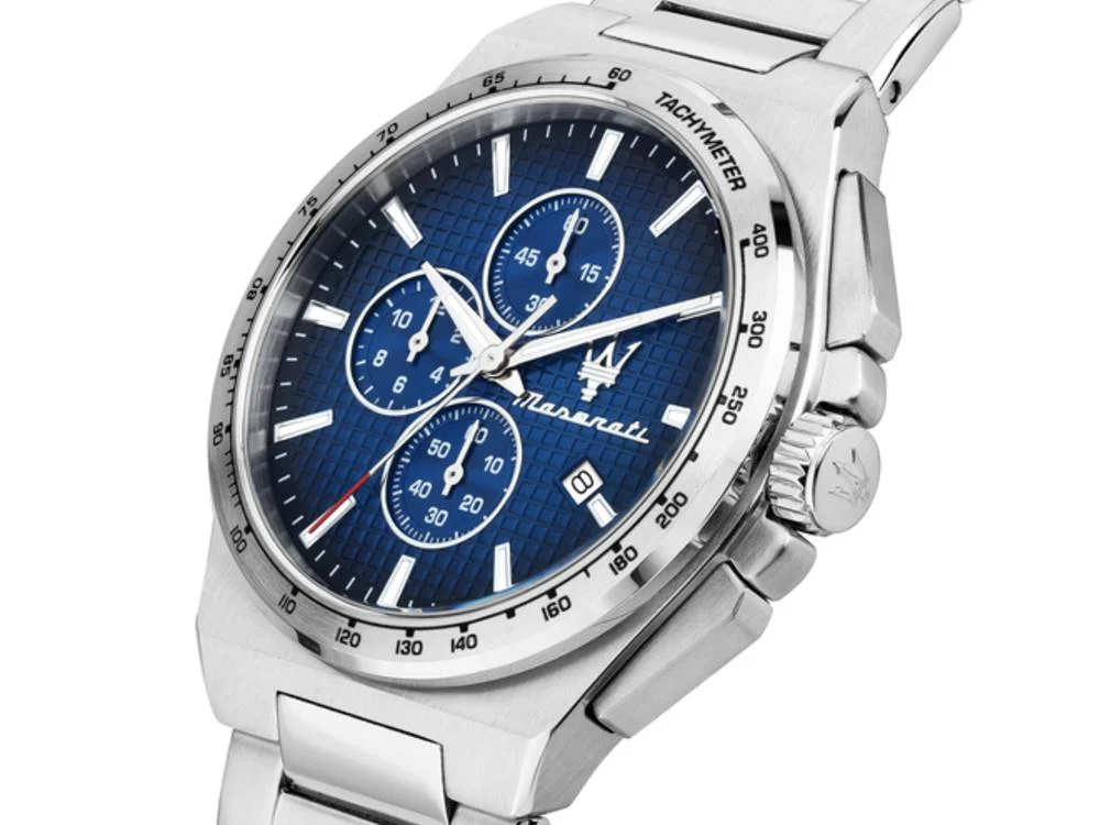 Maserati Velocitá Slim Quartz Watch, Blue, 41 mm, R8873653003 - Image 5