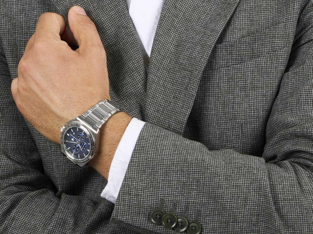 Maserati Velocitá Slim Quartz Watch, Blue, 41 mm, R8873653003 - Image 6