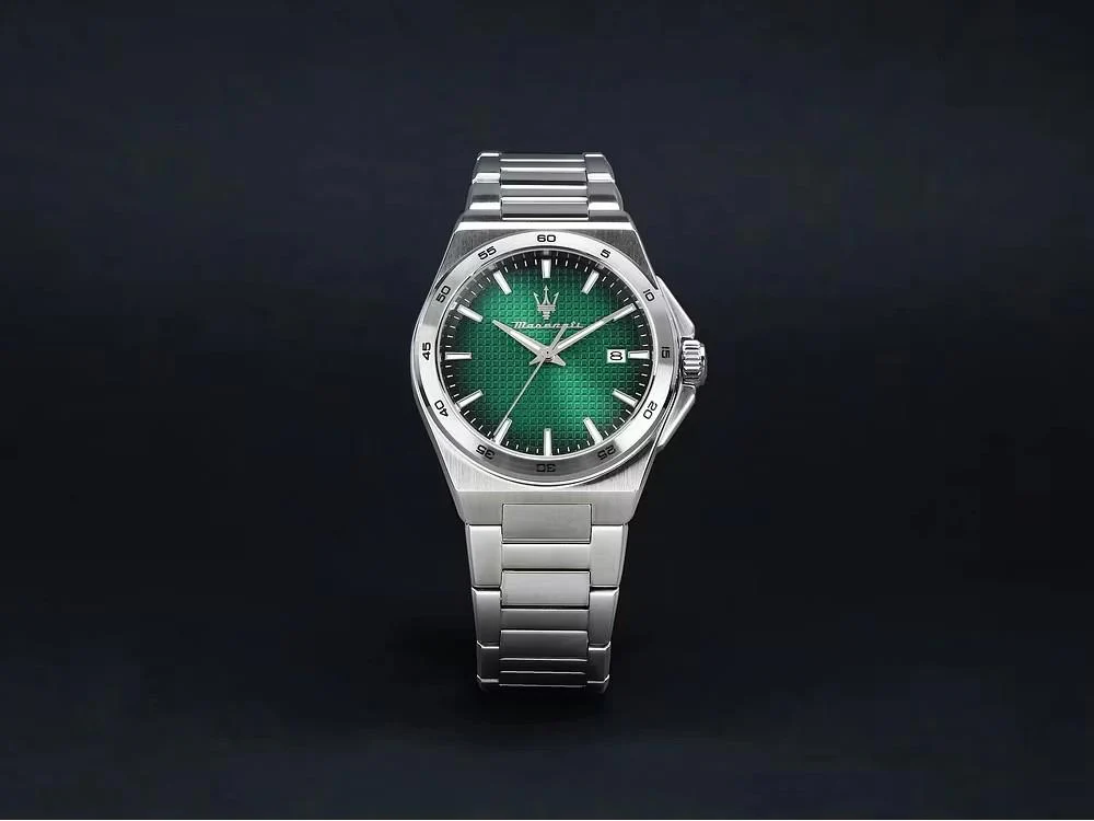 Maserati Velocitá Slim Quartz Watch, Green, 40 mm, R8853153003 - Image 5