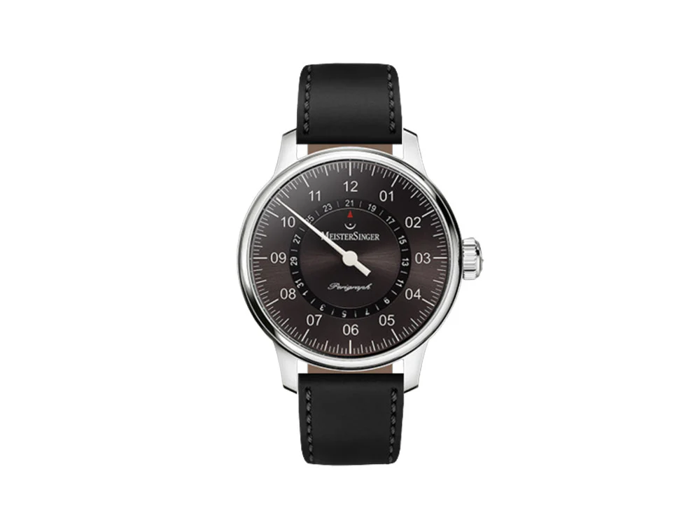 Meistersinger Perigraph Automatic Watch, Sunburst Anthracite, AM1007-SCF01