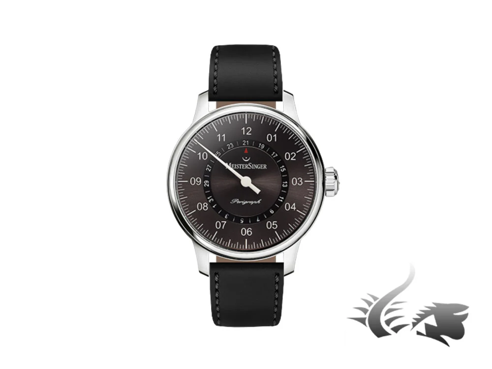 Meistersinger Perigraph Automatic Watch, Sunburst Anthracite, AM1007-SCF01 - Image 2