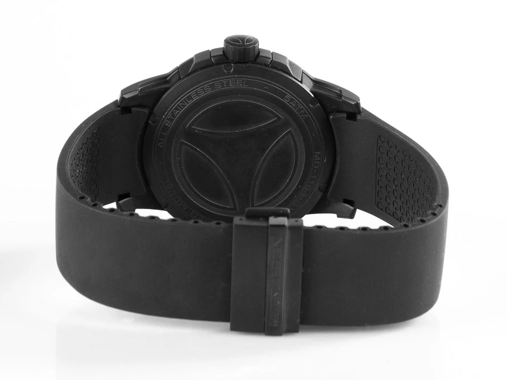 Momo Design Pilot Pro Crono Quarzo watch, PVD, Cronograph, 46mm, MD2164BK-41 - Image 6