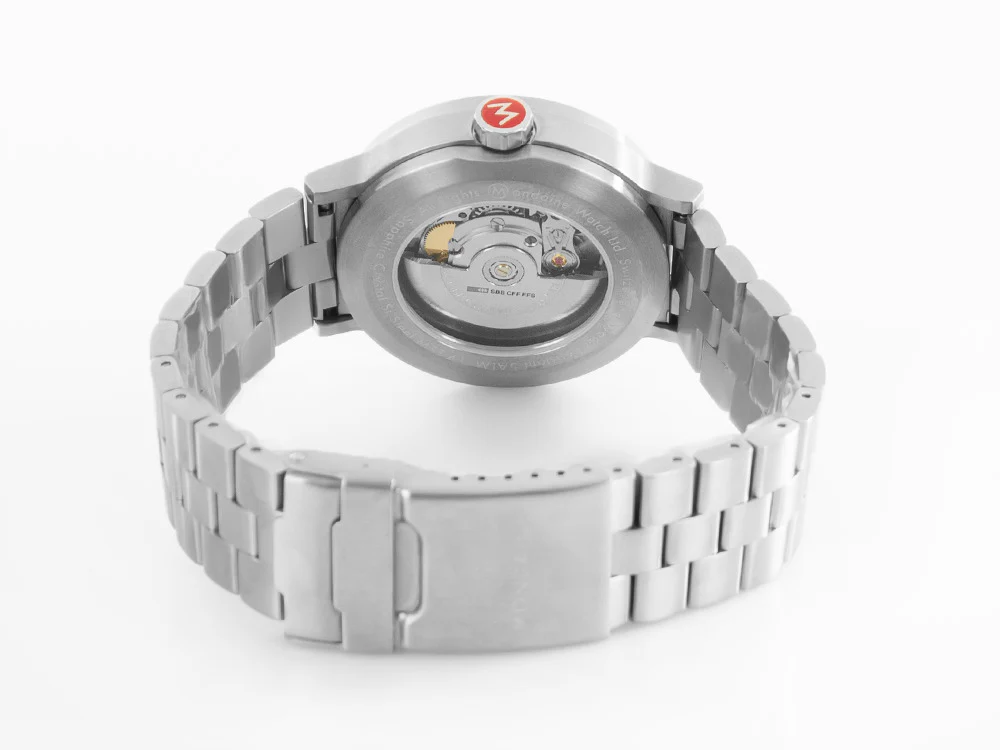Mondaine Classic Original Automatic Watch, White, 41 mm, MST.4161B.SJ - Image 3