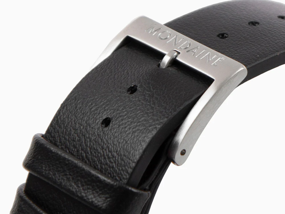 Mondaine Classic Quartz Watch, White, 40 mm, Leather strap, A660.30360.16SBB - Image 9