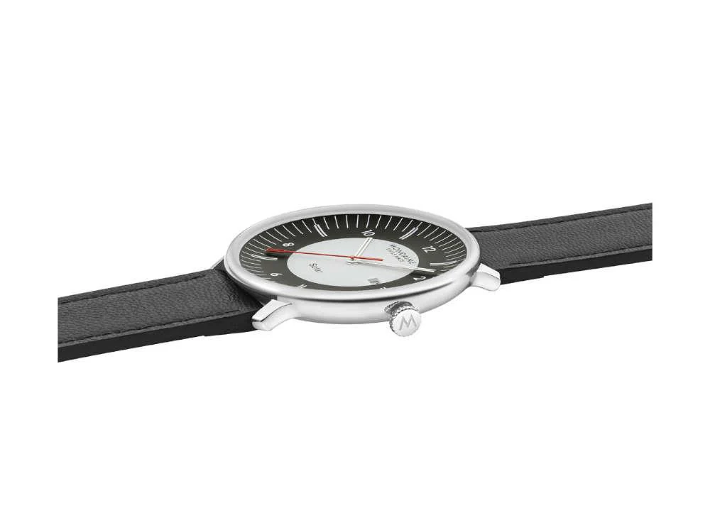 Mondaine Doppio Quartz Solar Watch, White, 41 mm, MLE.41920.LBV - Image 5