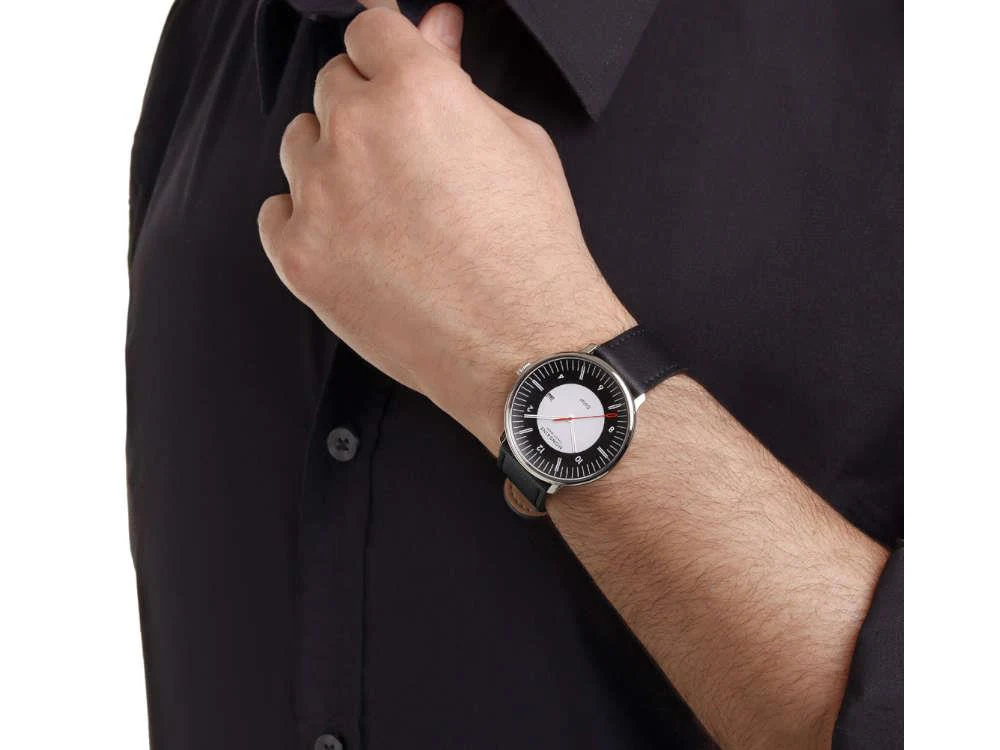 Mondaine Doppio Quartz Solar Watch, White, 41 mm, MLE.41920.LBV - Image 7
