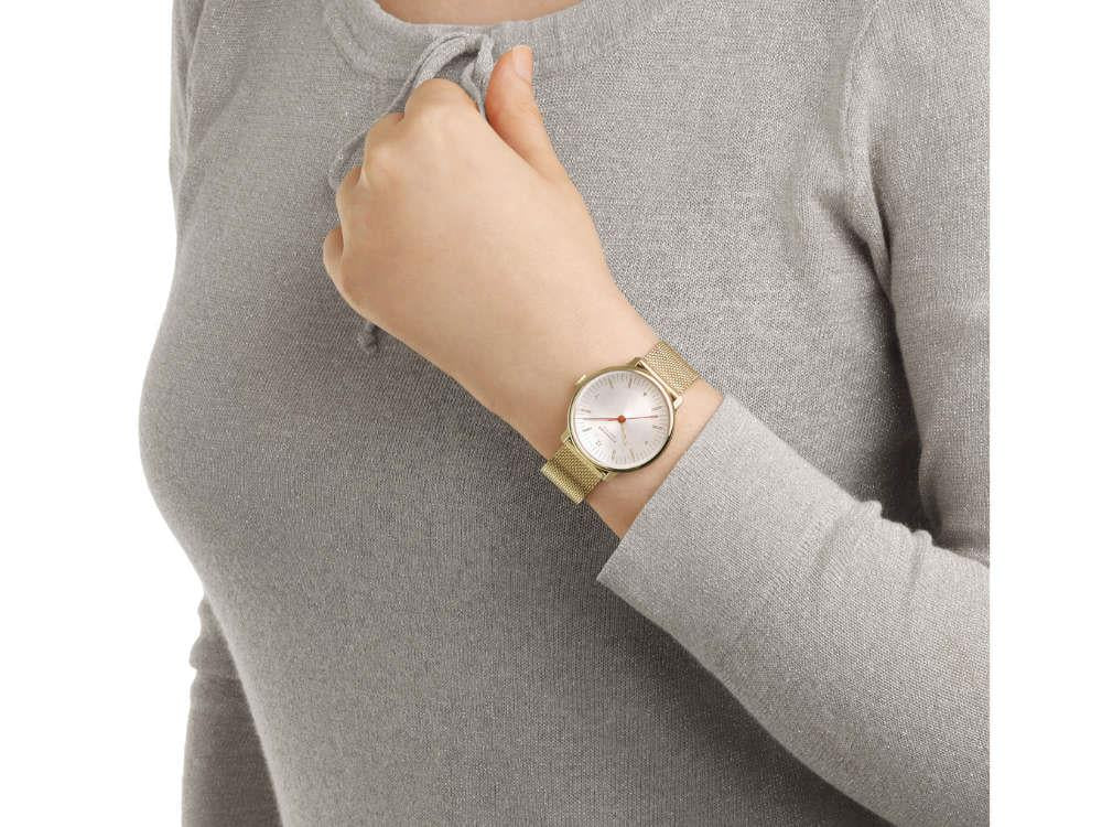 Mondaine Doppio Quartz Watch, White, 33 mm, MLE.33111.SM - Image 7