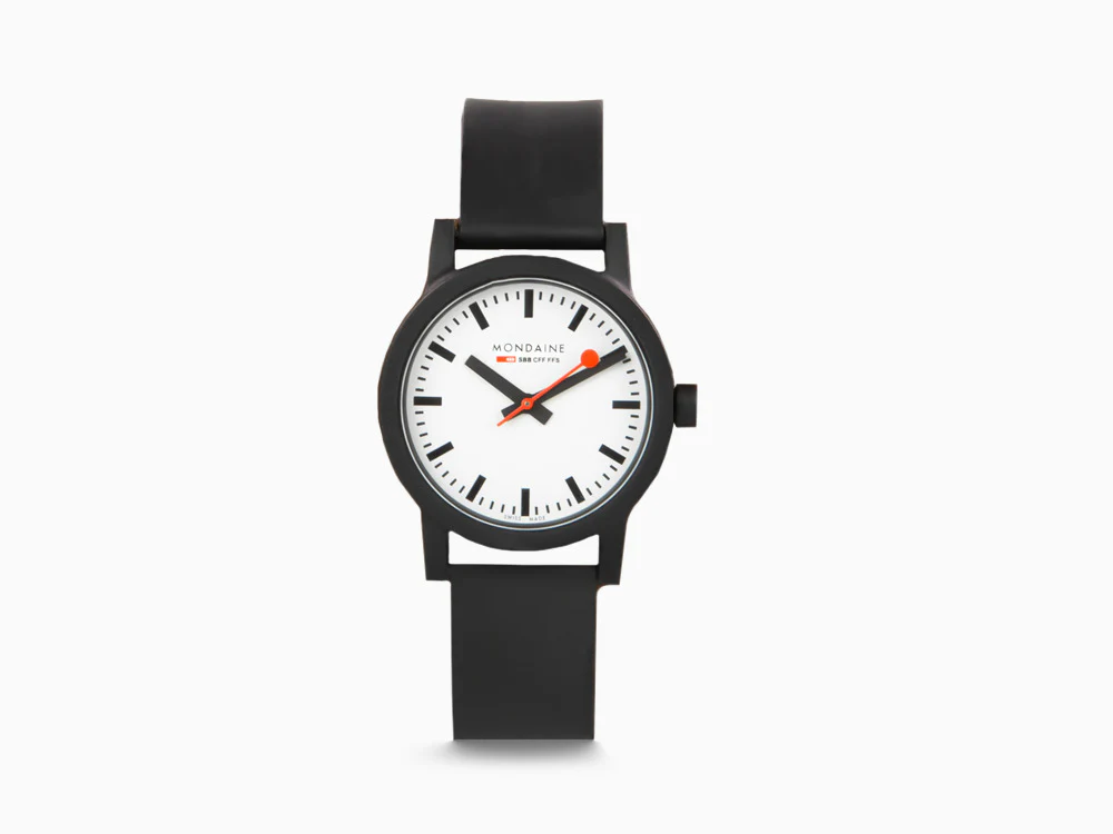 Mondaine Essence Quartz Watch, Ecological - Recycled, 32mm, MS1.32110.RB - Image 2
