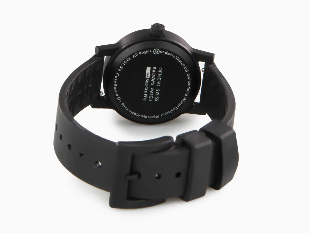 Mondaine Essence Quartz Watch, Ecological - Recycled, 32mm, MS1.32110.RB - Image 3