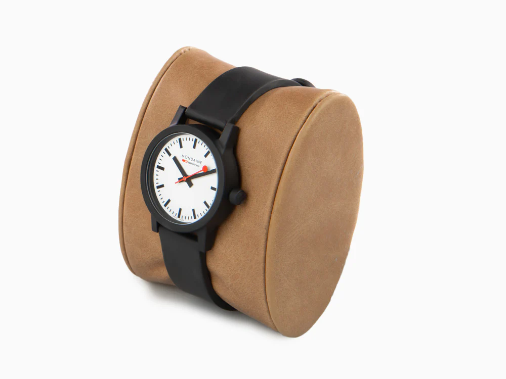 Mondaine Essence Quartz Watch, Ecological - Recycled, 32mm, MS1.32110.RB - Image 4