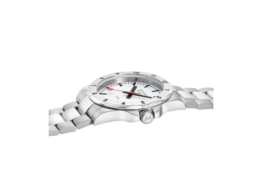 Mondaine Numeri Quartz Watch, White, 42 mm, MSN.4211B.SK - Image 5