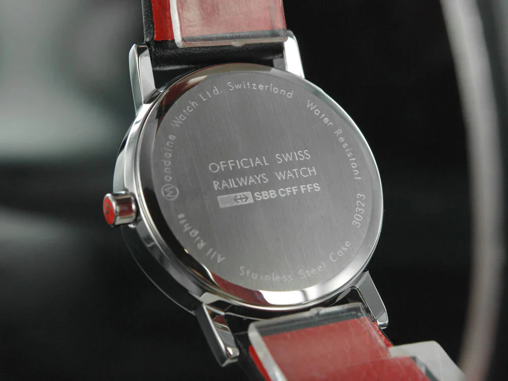Mondaine SBB Classic Quartz watch, polished stainless , Mineral crystal, 30mm - Image 6