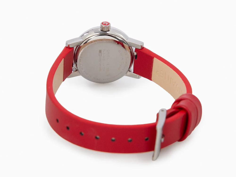 Mondaine SBB Evo2 Petite Quartz Watch, White, 26mm, Leather strap, MSE.26110.LC - Image 3