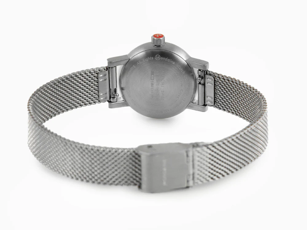 Mondaine SBB Evo2 Petite Quartz Watch, White, 26mm, MSE.26110.SM - Image 3