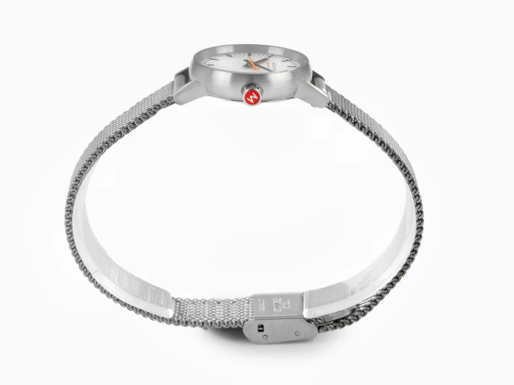 Mondaine SBB Evo2 Petite Quartz Watch, White, 26mm, MSE.26110.SM - Image 5