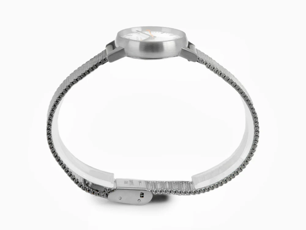 Mondaine SBB Evo2 Petite Quartz Watch, White, 26mm, MSE.26110.SM - Image 6
