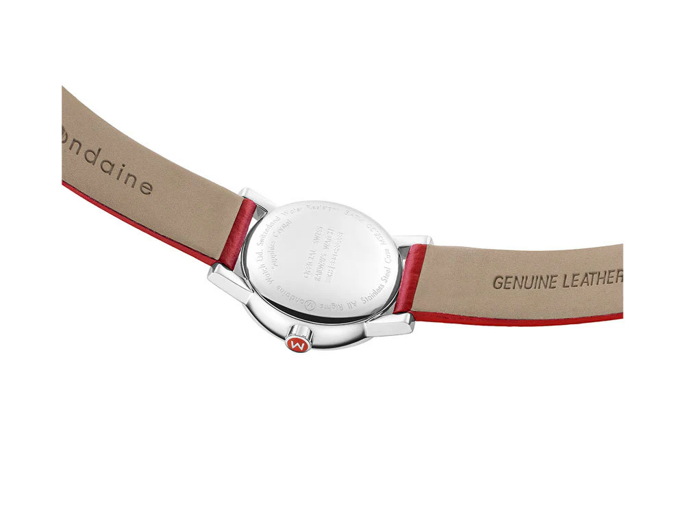 Mondaine SBB Evo2 Quartz Watch, White, 30mm, Day, MSE.30210.LC - Image 4