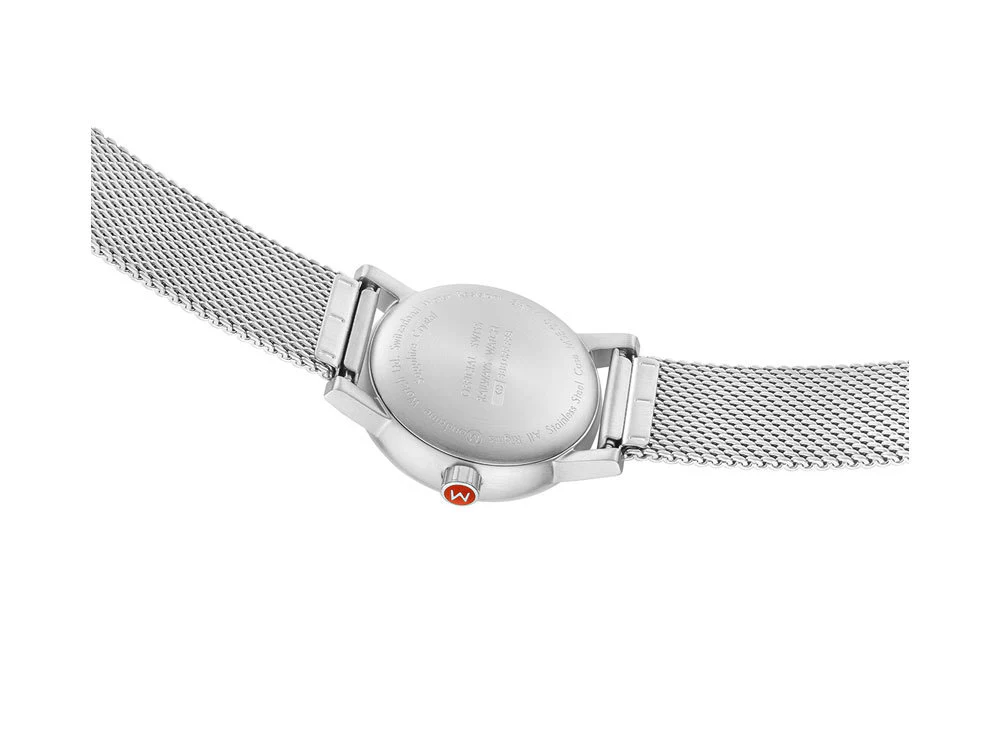 Mondaine SBB Evo2 Quartz Watch, White, 30mm, Day, MSE.30210.SM - Image 4